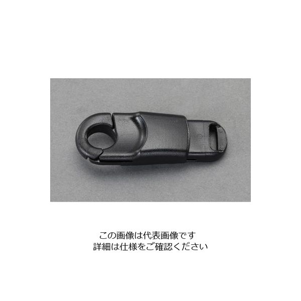 エスコ 10mm ナスカン(スライド式/プラスチック製) EA628RG-310 1セット(40個)（直送品）