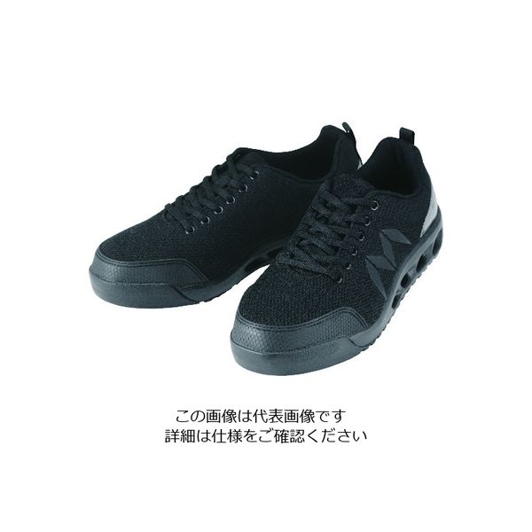 丸五 MARUGO マンダムニット#001 ブラック 26.0cm MNDMNIT001-BK-260 1足 206-3528（直送品）