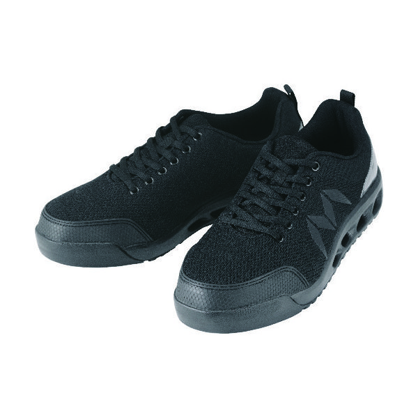 丸五 MARUGO マンダムニット#001 ブラック 24.5cm MNDMNIT001-BK-245 1足 206-3525（直送品）