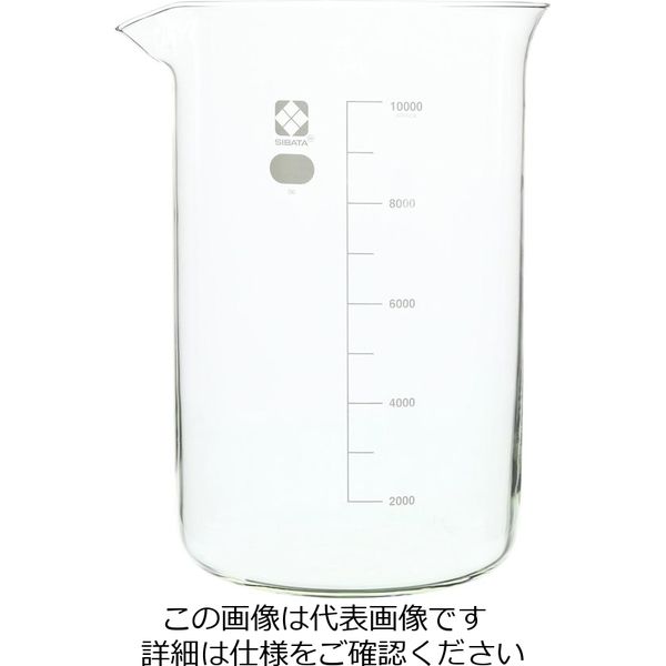 柴田科学 ビーカー 10L 010020-10000 1個（直送品）