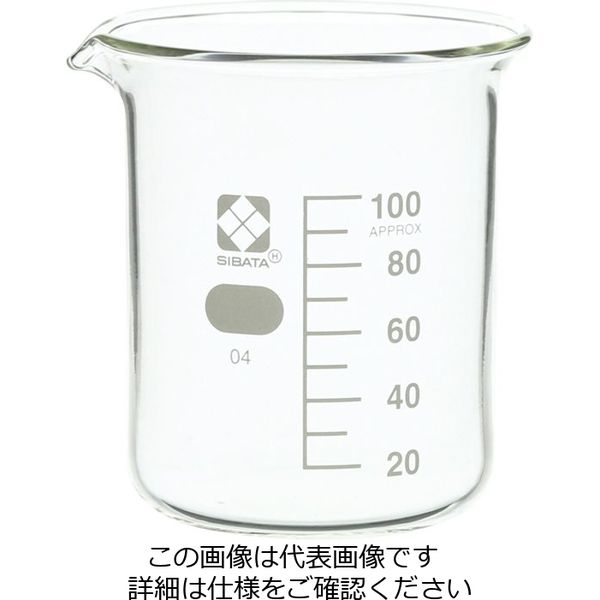 柴田科学 ビーカー 100mL 10入 010020-100A 1箱(10個)（直送品）