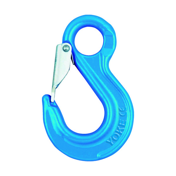 YOKE Gー100 ラッチ付きスリングフック(アイタイプ) 21.2T X-044/S-26 1個 206-3755（直送品）