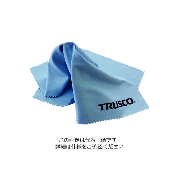 トラスコ中山 TRUSCO メガネふきクロス ブルー 1枚入 サイズ305x305 SCN305-B 1枚 195-2424（直送品）