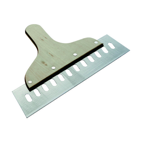 トラスコ中山 TRUSCO 軽量ステンレス地ベラ 穴あき 厚み0.6 幅300ミリ KNA06-300 1本 207-2254（直送品）