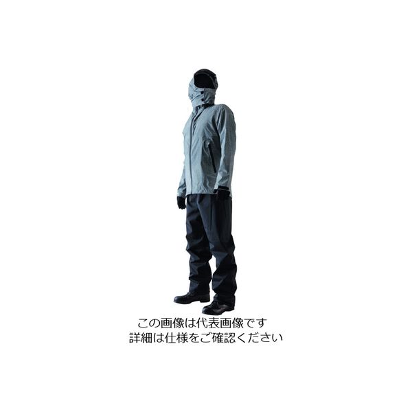 川西工業 川西 視界良好レインスーツ~廻るフード~ Lサイズ 3523GR-L 1着 195-0956（直送品）