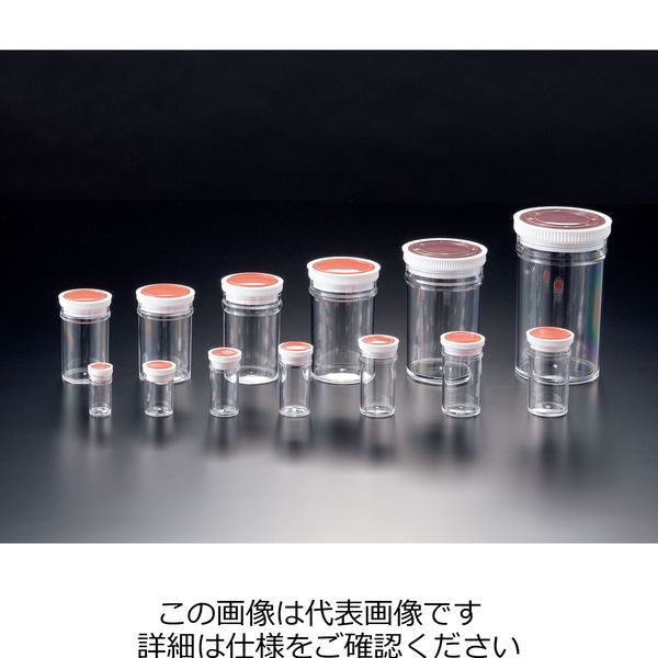 柴田科学 SPC保存びん （目安目盛・メスキャップ付き） 100mL 017220