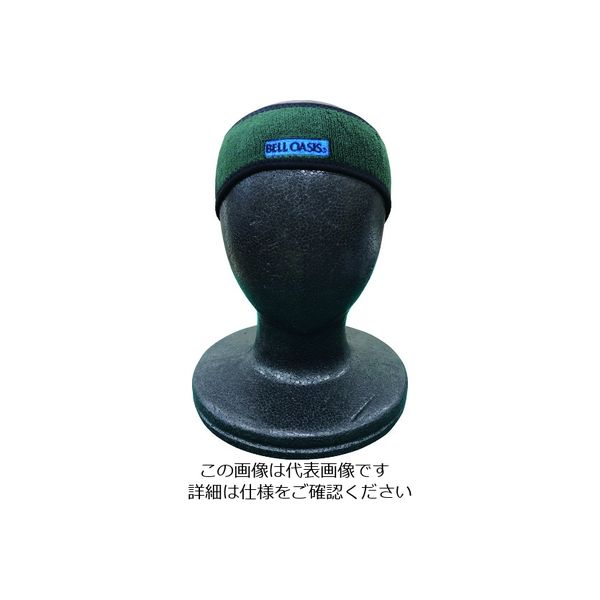 三重化学工業 ミエローブ パワフルヘアーバンド モスグリーン NO.HB02-MG 1個 195-3026（直送品）