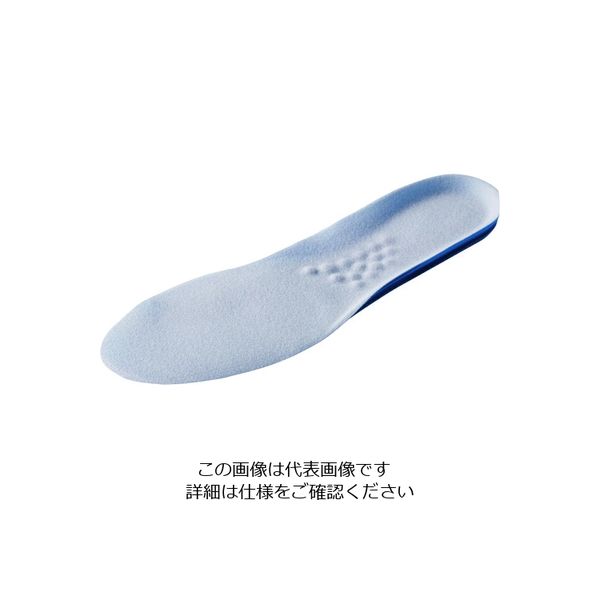 喜多 ジェルインソール ブルー フリー(24.0~28.0) NO7940 1組 206-5872（直送品）