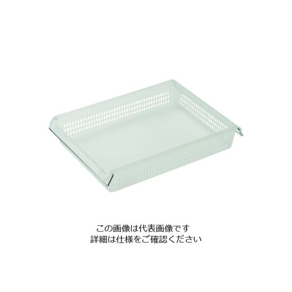 トラスコ中山 TRUSCO スタックトレーハンドル付 A4浅型 半透明 SKTA4S-TM 1個 207-3033（直送品）