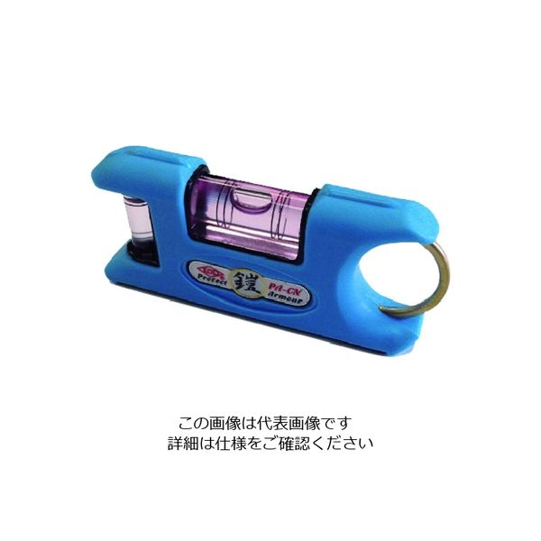 アカツキ製作所 KOD ポケット水平器 プロテクトアーマー ブルー PA-CN 1個 195-0338（直送品）