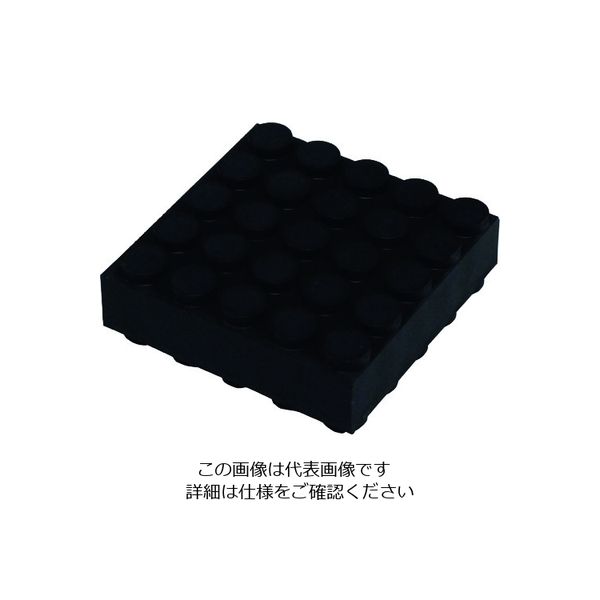 光 防振材 低反発ゴム 50角 BGT-1050 1枚 195-1033（直送品）