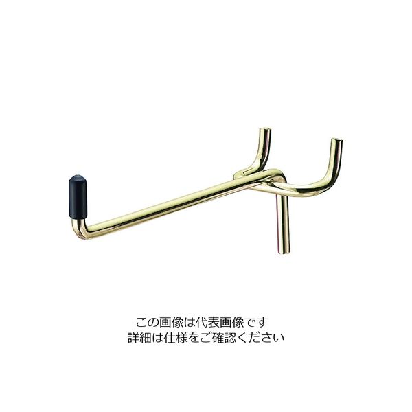 光 パンチングボードゴールドパーツ フックT 中 キャップ黒2P PBTFG-120 1パック(2個) 195-0164（直送品）