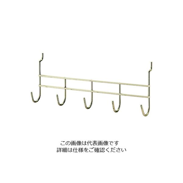 光 パンチングボードゴールドパーツ 5連フック PBYFG-50 1パック(1個) 195-0165（直送品）