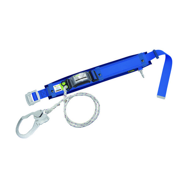 サンコー タイタン カルラックロープ式胴ベルト スカイブルー PRO補助ベルト付 PRO-SB 1本 195-2195（直送品）