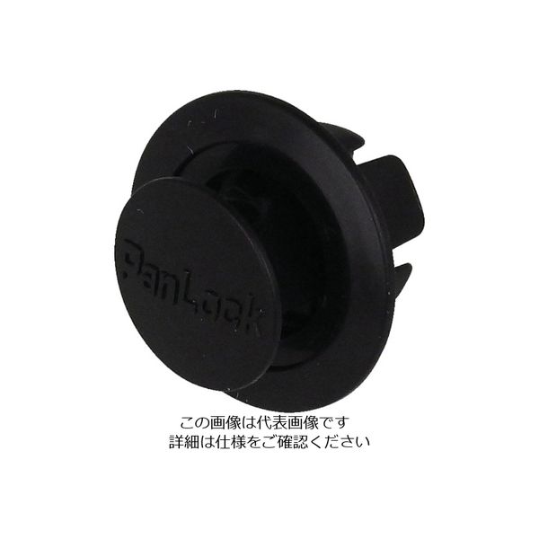 国盛化学 KUNIMORI パンロック φ10×L4 黒 (100個入) 63169-1004-BK 1袋(100個) 859-7500（直送品）