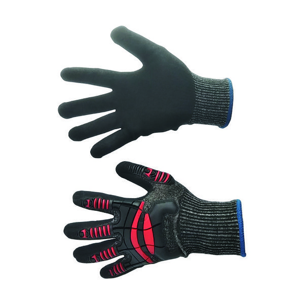 富士手袋工業 富士手袋 ナックルアーマーC4 赤 M 9900-R-M 1双 194-9987（直送品）