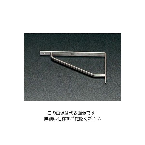 エスコ 180 x90x15mm アーム棚受(ステンレス製) EA951EC-18 1セット(10個)（直送品）