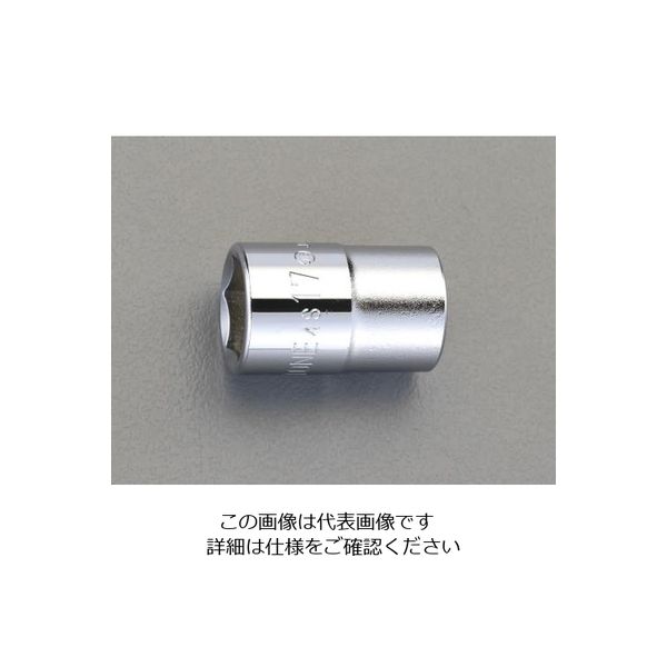 エスコ 1/2”DRx 9mm ソケット EA618KK-9 1セット(10個)（直送品）