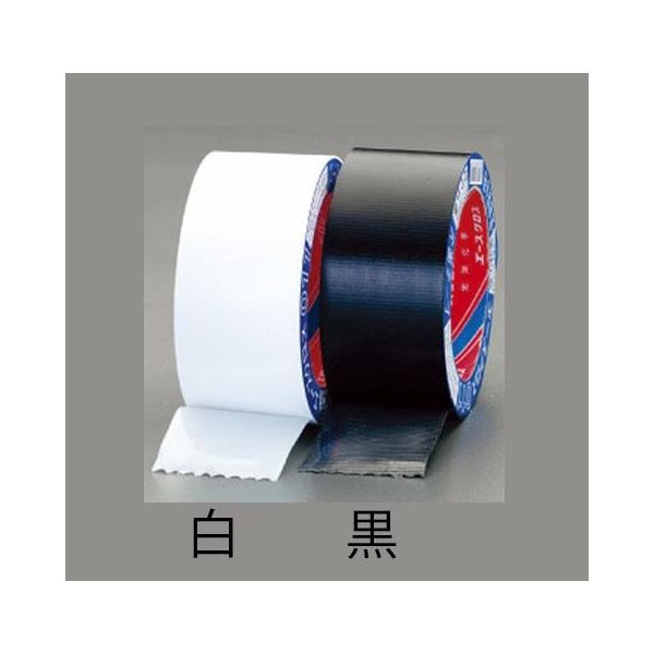 エスコ 100mmx20m 気密防水テープ(片面/白) EA944MJ-3 1セット(4個)（直送品）