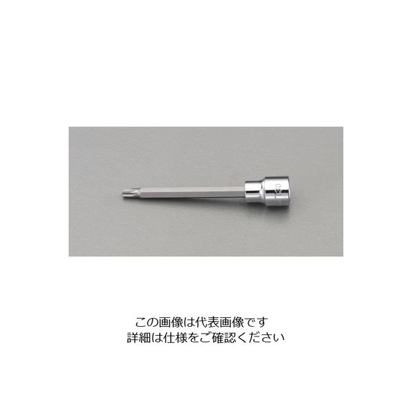 エスコ 3/8”DR/T20x100mm [Hexlobe]ビットソケット EA617DM-620 1セット(10個)（直送品） 7,909円