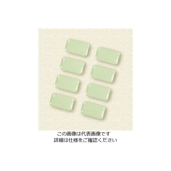 エスコ 9x15mm 蓄光ポイント(8個) EA983G-122 1セット(80個:8個×10袋)（直送品）