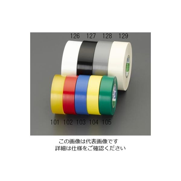 エスコ 25mmx20m ビニールテープ(赤/1巻) EA944NP-122 1セット(30巻)（直送品）
