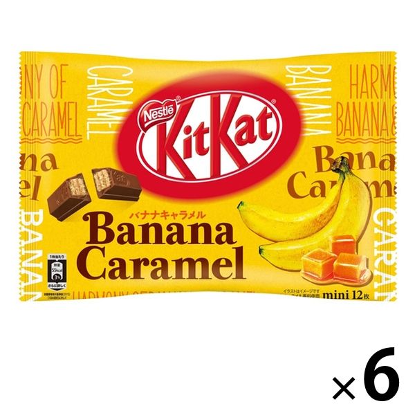 ネスレ日本 キットカット ミニ バナナキャラメル 12枚 6袋