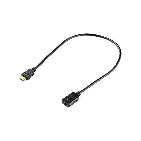 エスコ 0.5m HDMI延長ケーブル EA940PM-61 1セット(5個)（直送品）