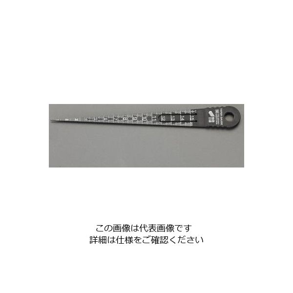 エスコ 1ー15mm テーパーゲージ(ポリカーボネイト製) EA725SG-415A 1セット(5本)（直送品）