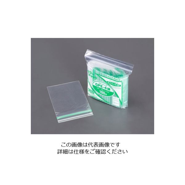 エスコ 70x 50mm ポリ袋(チャック付/100枚) EA944CG-70 1セット(1500枚:100枚×15袋)（直送品）