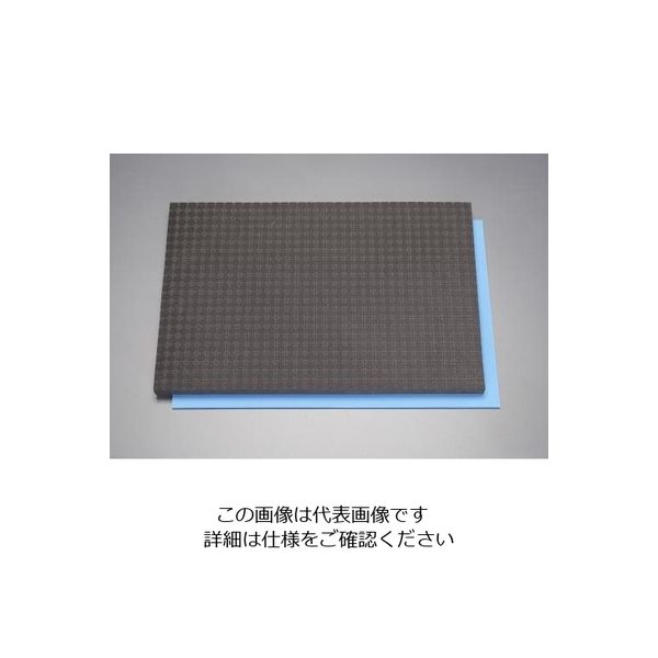 エスコ 330x495x20mm 発泡ポリエチレンフォーム(切れ目付/青 EA997XN-712 1セット(4組)（直送品）