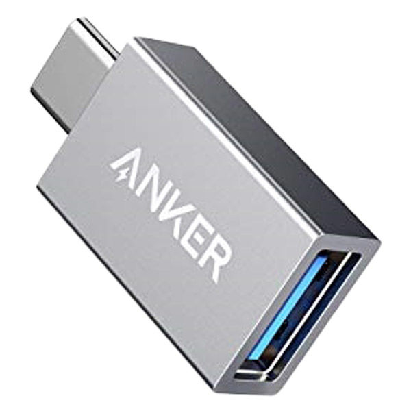 アンカー Anker USB-C & USB 3.0 変換アダプター グレー A81750A1 1個（直送品）