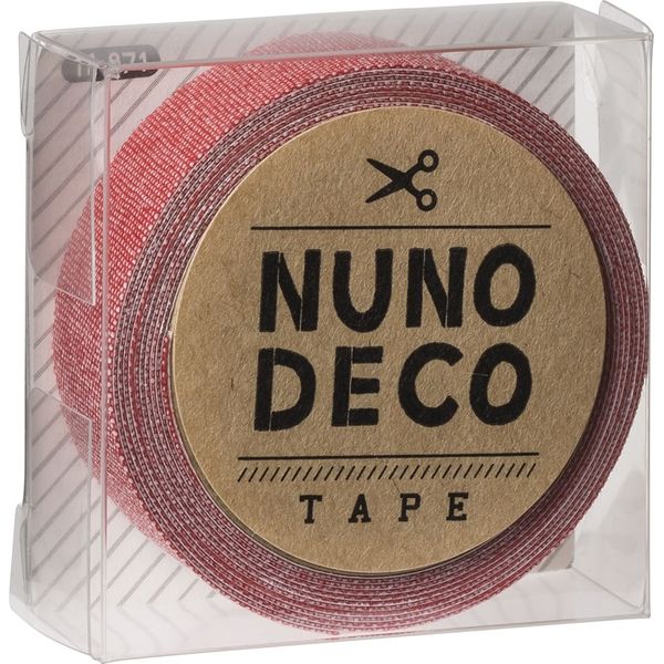 KAWAGUCHI ヌノデコテープ 1.5cm×1.2m さんご 11-871 1セット（3個）（直送品）