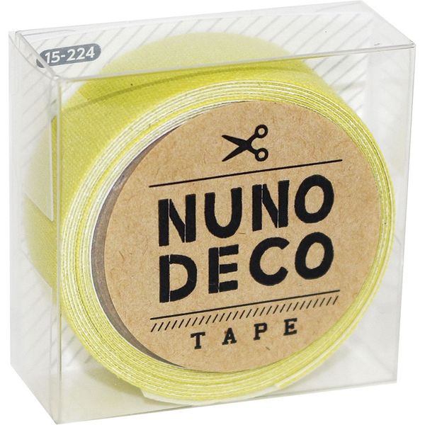 KAWAGUCHI ヌノデコテープ 1.5cm×1.2m キウイ 15-224 1セット（3個）（直送品）