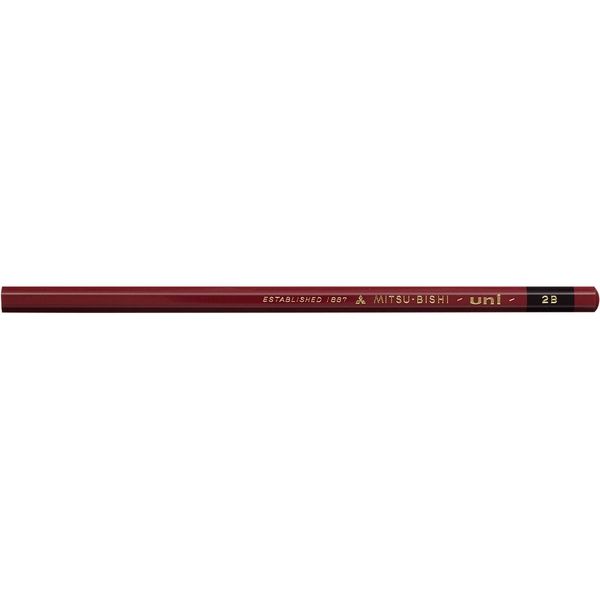 三菱鉛筆 ユニ 鉛筆 2B H.U2BB 1セット（12本）（直送品）