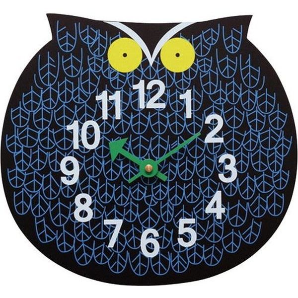 George Nelson ジョージ・ネルソン Zoo Timer Clock フクロウ GN901 1個（直送品）