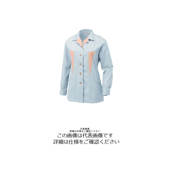 アルトコーポレーション 女性用長袖スモック グレー 19号 BN-594-30-19 1枚（直送品）