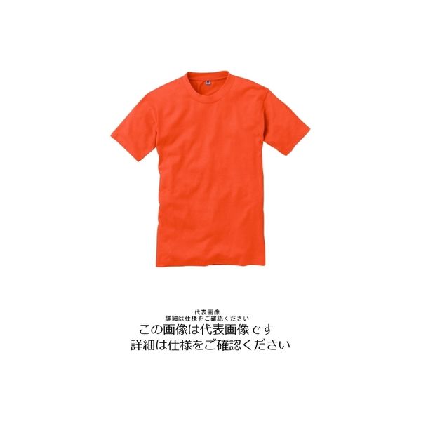 アルトコーポレーション 綿100%Tシャツ オレンジ 4L 3021ー12ー4L 3021-12-4L 1枚（直送品）