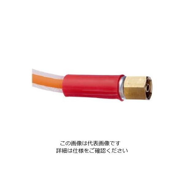 トヨシリコーンサーモホース温調機専用継手加締品 TSITH6H05B-H05B-R-3（6.3×12.3）3M赤（直送品）