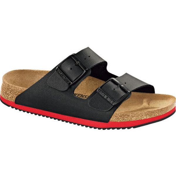 BIRKENSTOCK ブラック サンダル Arizona 39 25㎝ Women's Birkenstock Arizona Exquisite Premium Leather Sandal