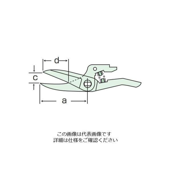 室本鉄工 替刃 エアーハサミ用 No.100SK 1個（直送品）