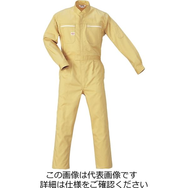 山田辰 綿100%防縮ツヅキ服 ゴールド BLL 1-2500-GO-BLL 1枚（直送品）