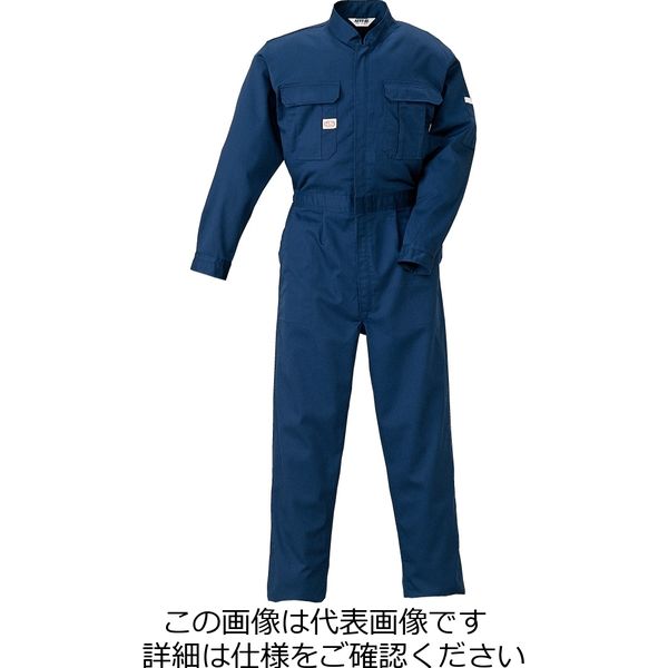 山田辰 ツヅキ服 ネイビーブルー 4L 1-6550-NB-4L 1枚（直送品） - アスクル