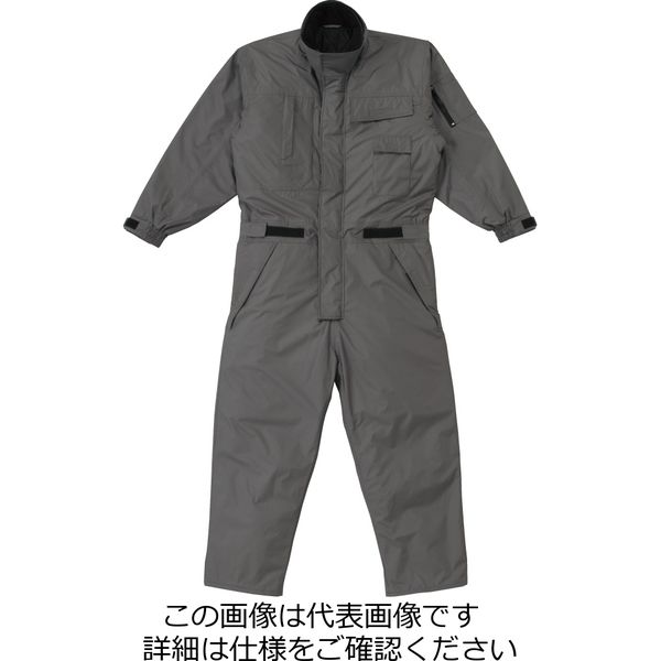 山田辰 光電子(R)防水防寒ツヅキ服 グレー S 6-A-810-G1-S 1枚（直送品）