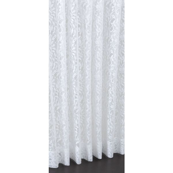 川島織物セルコン ウォッシャブル レースカーテン 1000×1030mm クリーム DC1023S 1セット(2枚入)（直送品）