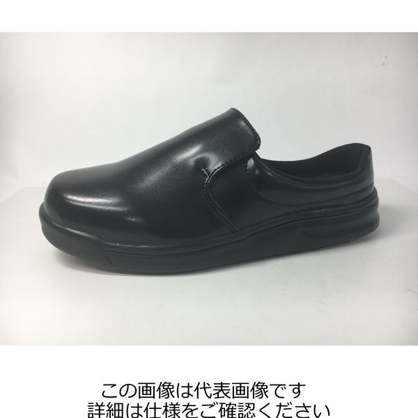 ノサックス 厨房作業用靴 グリップキング 黒 サボシューズ 22.5cm GKZ-B 1足（直送品）
