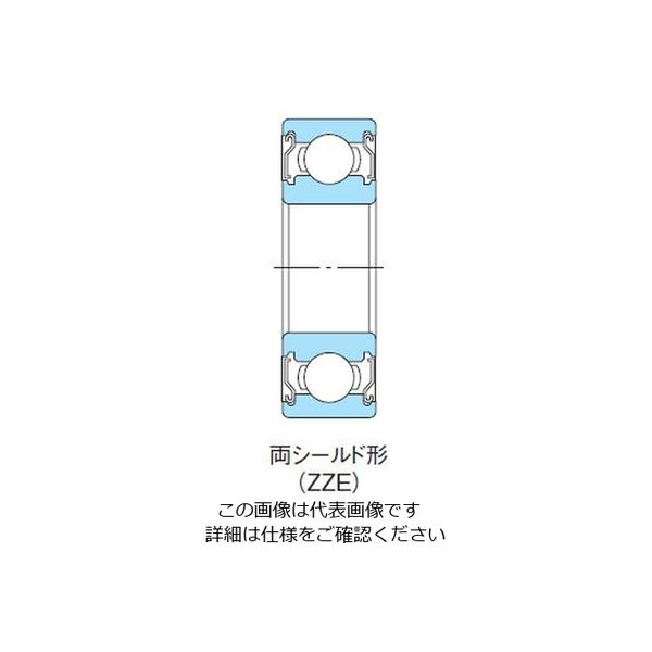 不二越（NACHI） ベアリング 深溝玉軸受 両シールド形 6038ZZ 1個（直送品）