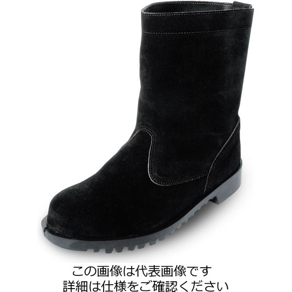 ノサックス 溶接・炉前作業用安全靴 HR 半長靴 25cm HR208 1足 ノサックス 溶接・炉前作業用安全靴 HR 半長靴 25cm HR208 1足
