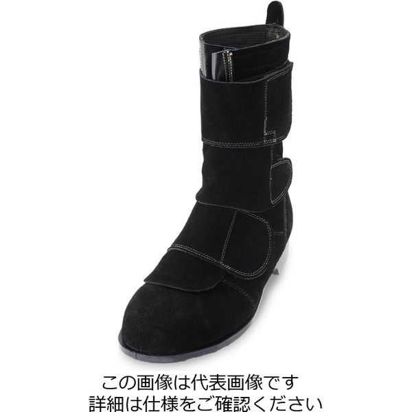 ノサックス 安全靴 溶接作業用 JIS規格 鍛冶鳶 KT207 メンズ 黒 25cm