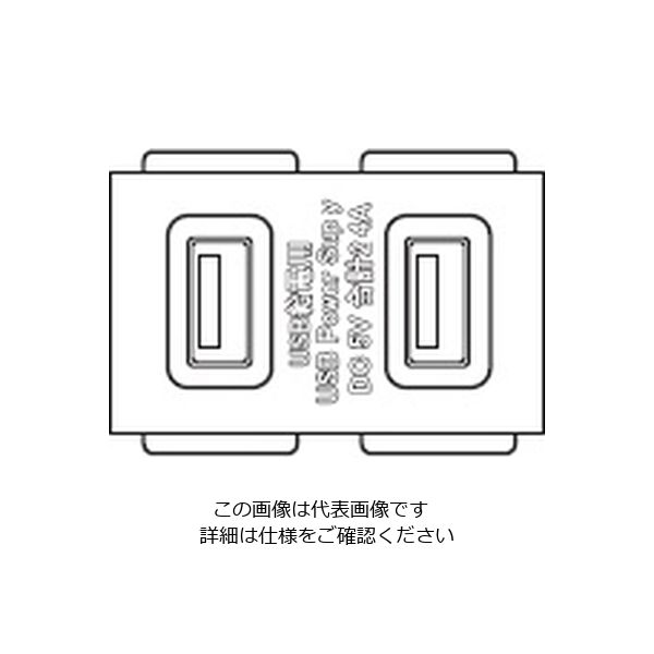 TERADA A側器具ブロック（USB給電用コンセント×2） CEA90037A 1個（直送品）